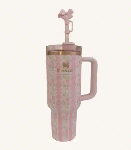 40oz Premium Stainless Steel Vacuum Insulated  Cup With Lid And Straw.